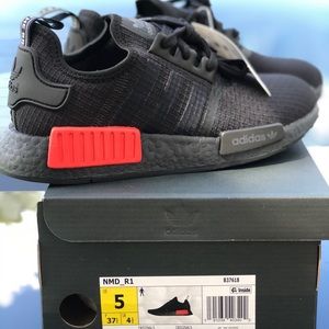 adidas Shoes | Nmd R1 Bred Blkred 2018 